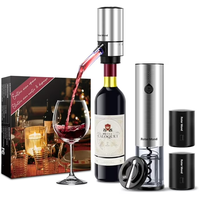 One-Touch Electric Wine Bottle Opener