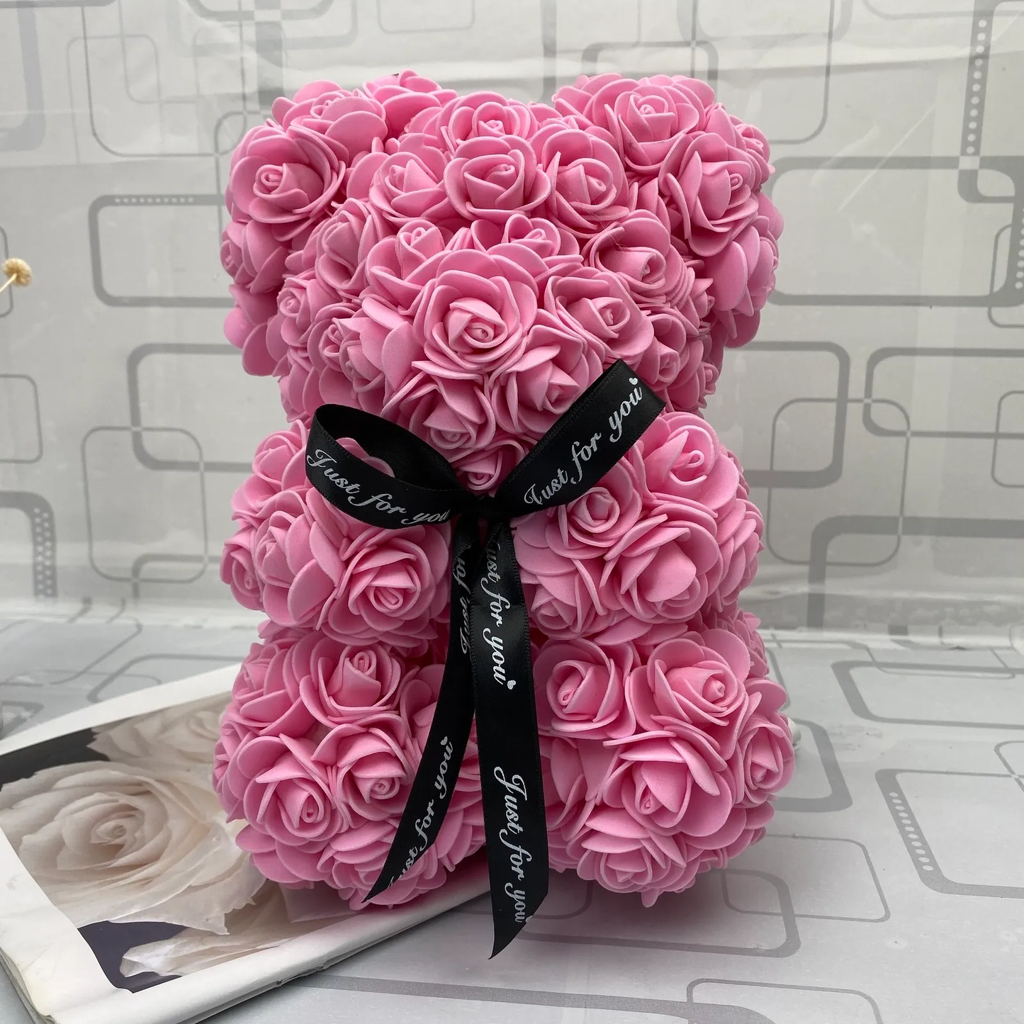 Flower Rose Teddy Bear