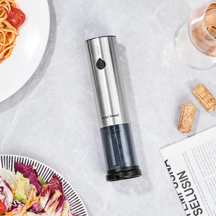 One-Touch Electric Wine Bottle Opener