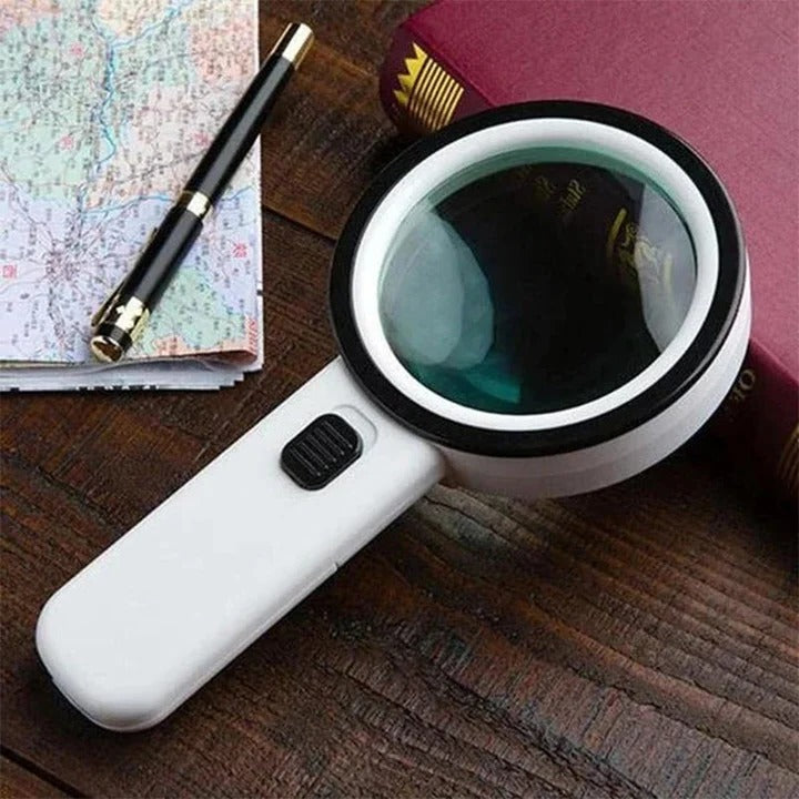 30x Optical Magnifier With Led Light