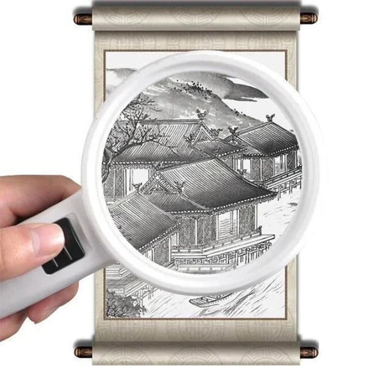 30x Optical Magnifier With Led Light