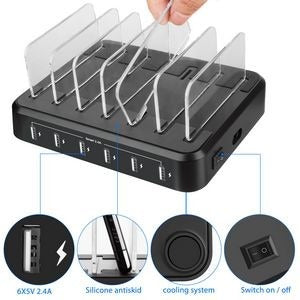 Multi-port USB charging station
