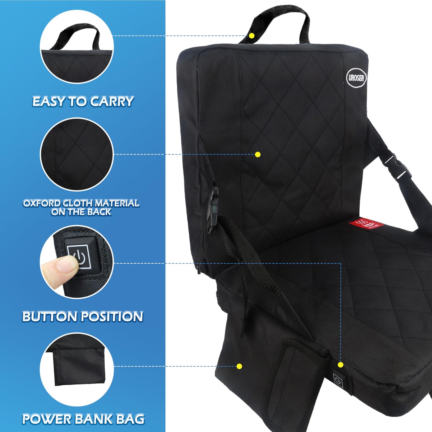 Portable Heated Seat Cushion