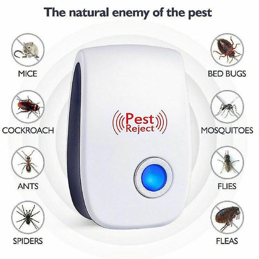 Ultrasonic indoor repeller for household pests