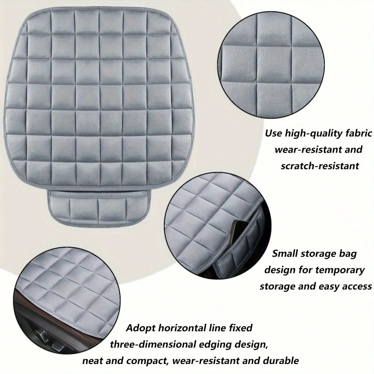 Full-length backseat cushion