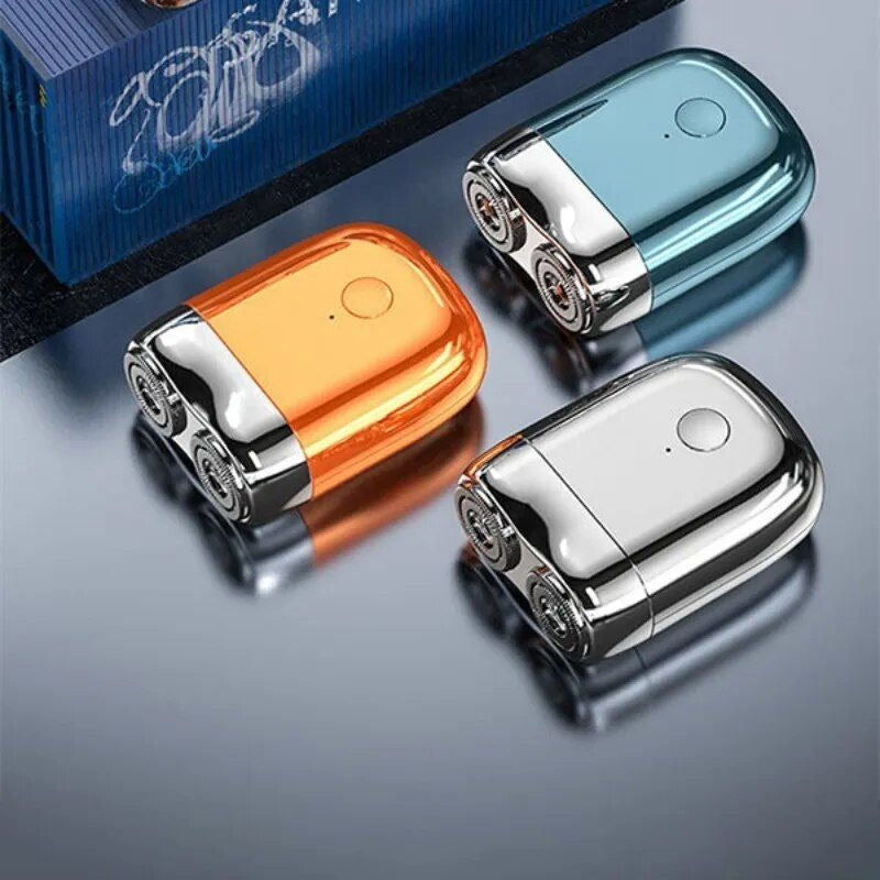 Compact Dual-Head Electric Shaver