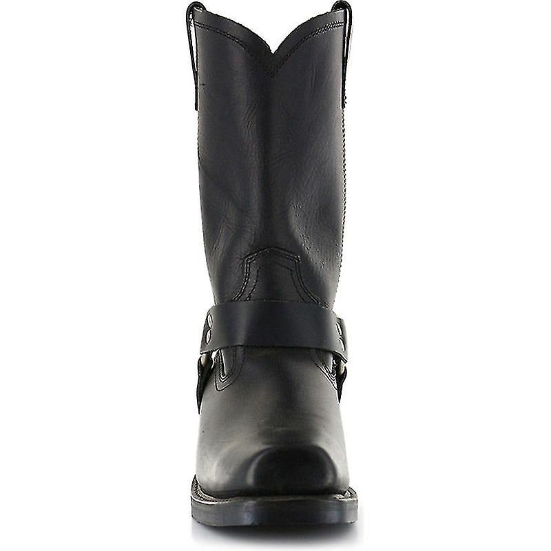 Men’s 11-Inch Black Harness Boots