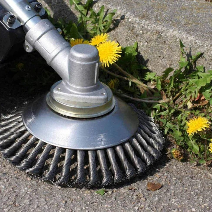 Weed brush and trimmer