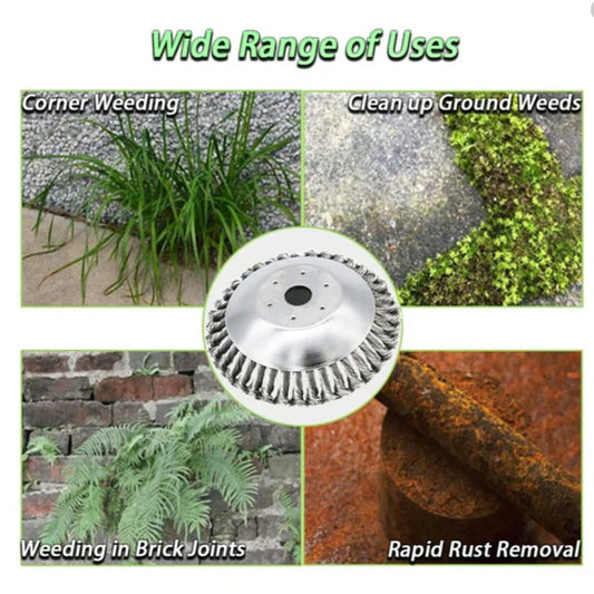 Weed brush and trimmer