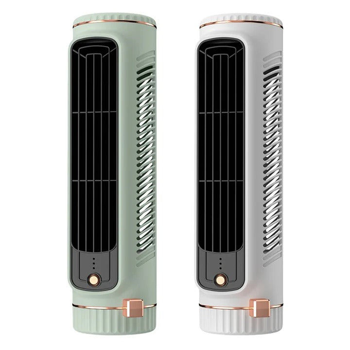 Bladeless Tower Fan with Wide-Angle Airflow for Indoor Use