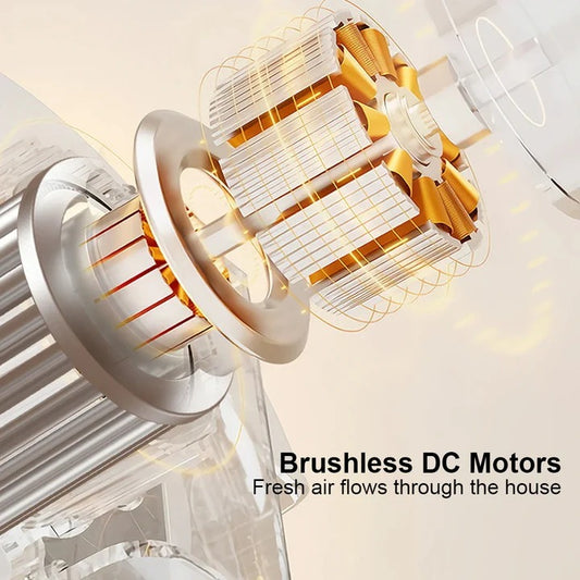 Bladeless Tower Fan with Wide-Angle Airflow for Indoor Use