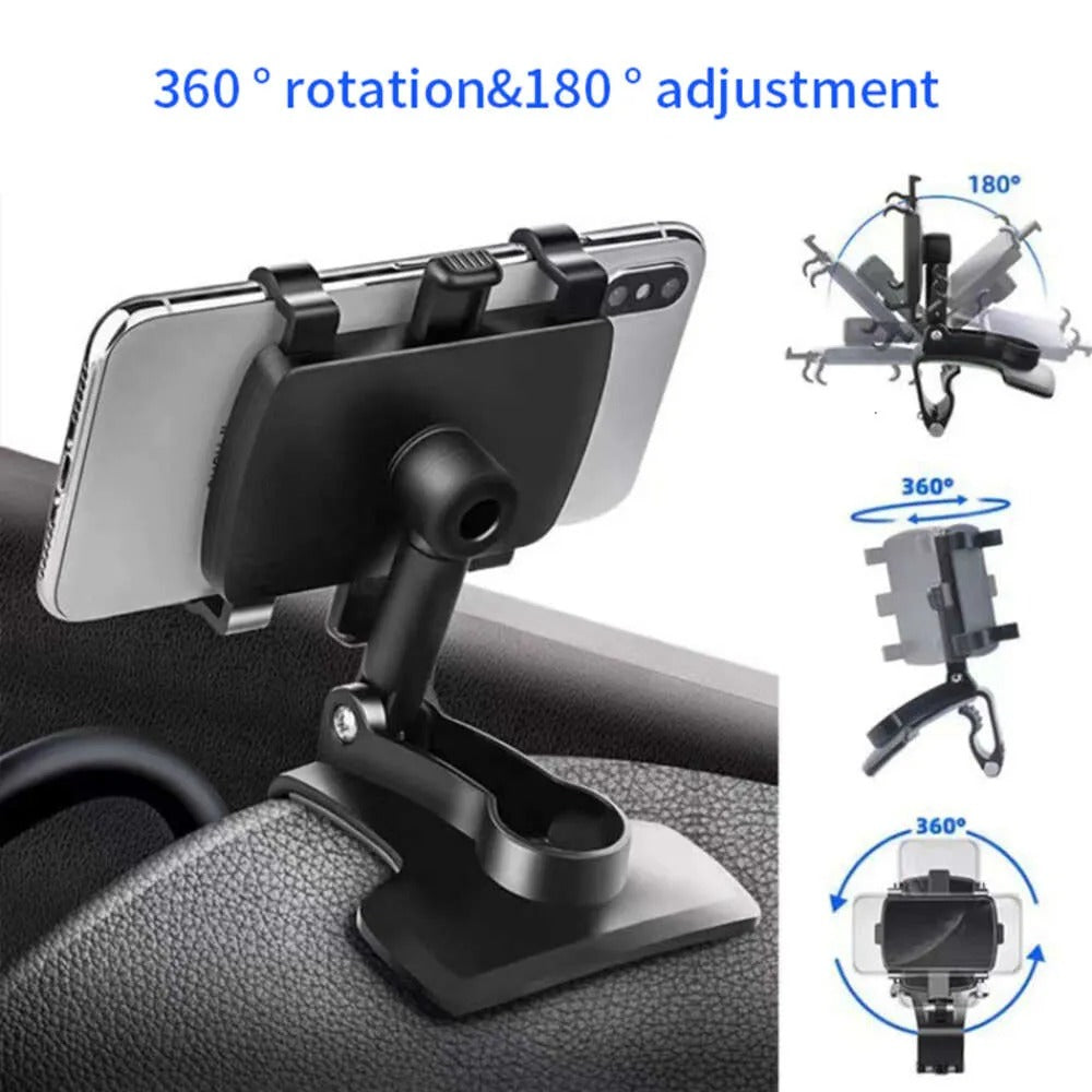 Multipurpose Car Phone Holder with Secure Mounting