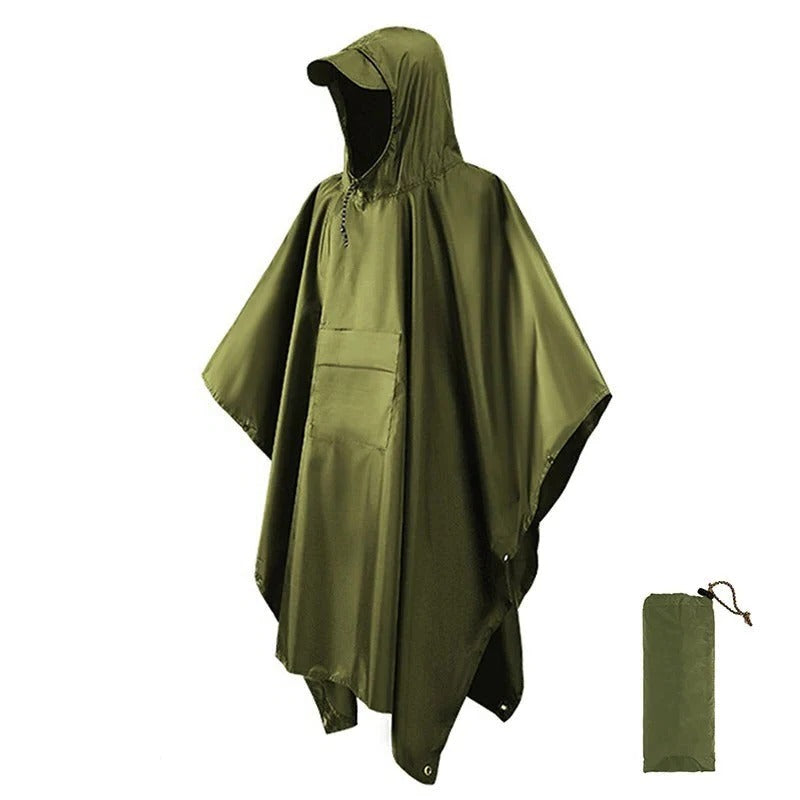 Waterproof Poncho Jacket for Outdoor Use