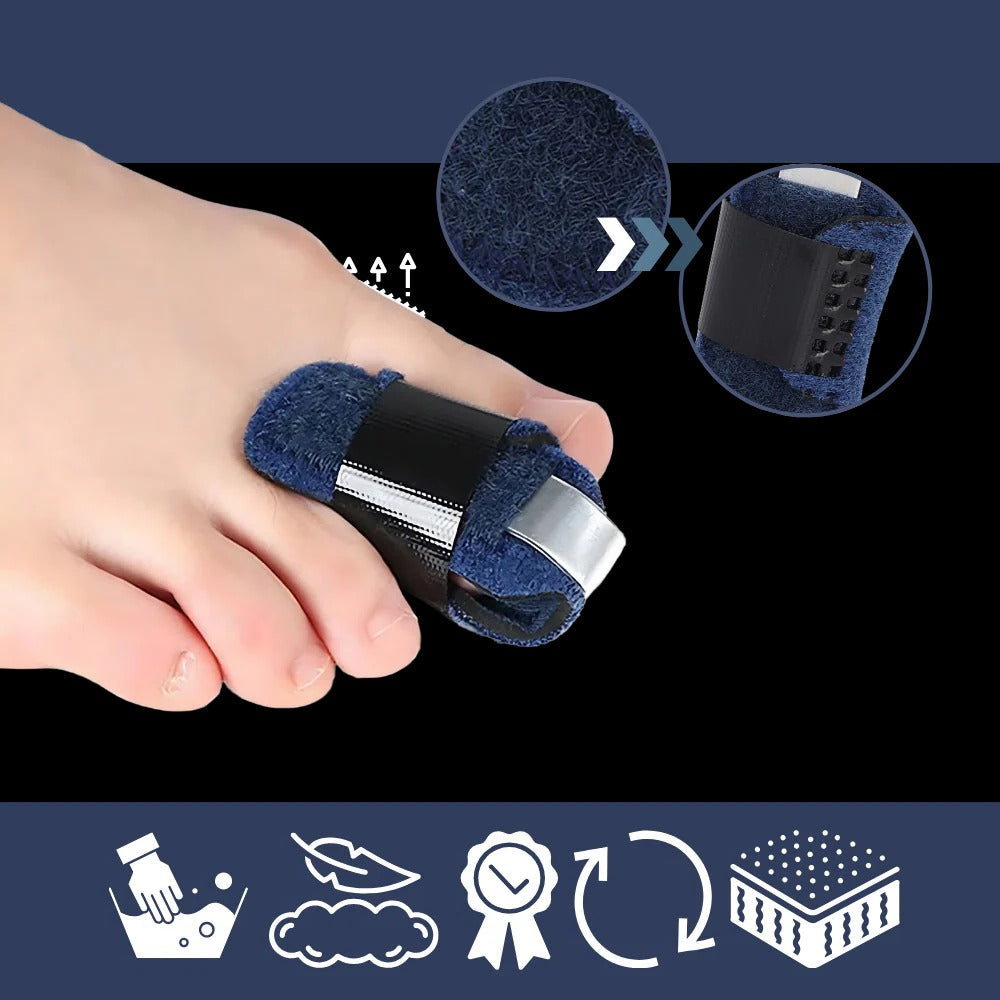 Toe Straightener with Adjustable Support