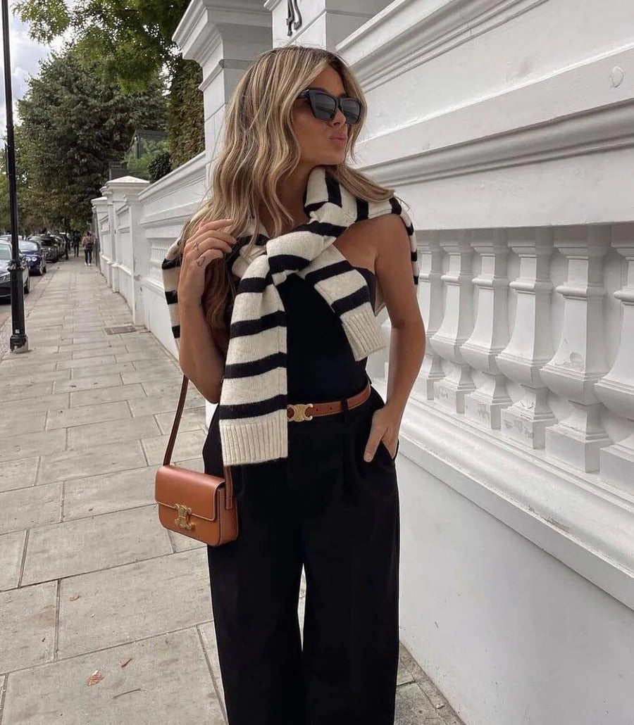 Belt with Gold Buckle