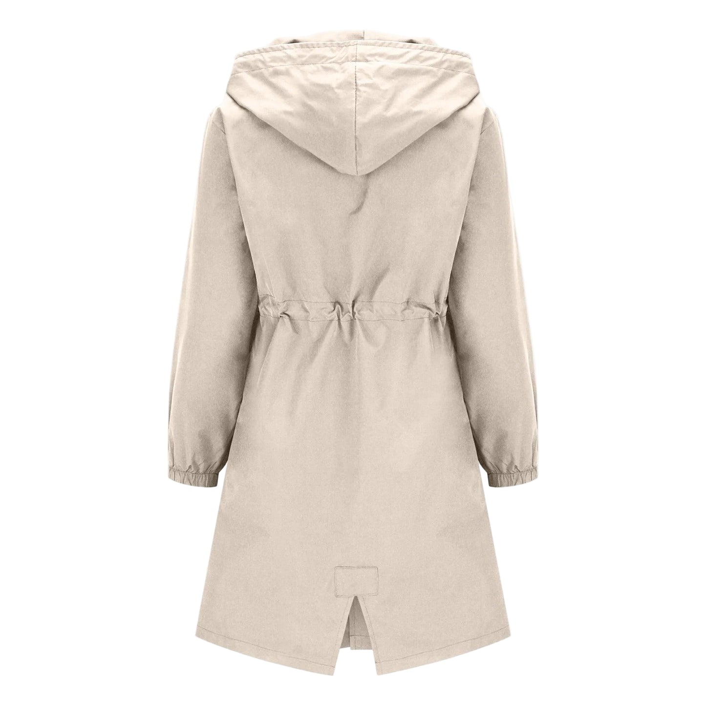 Long Waterproof Rain Jacket for Women Lightweight and Hooded