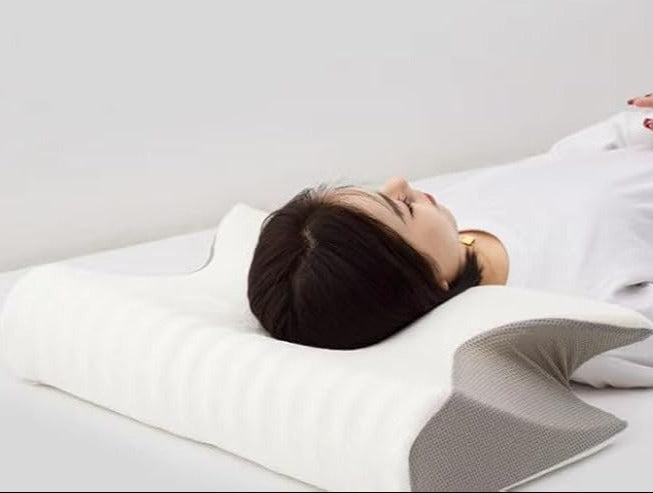 Butterfly Pillow with Armrests Ergonomic Support for Side and Back Sleepers