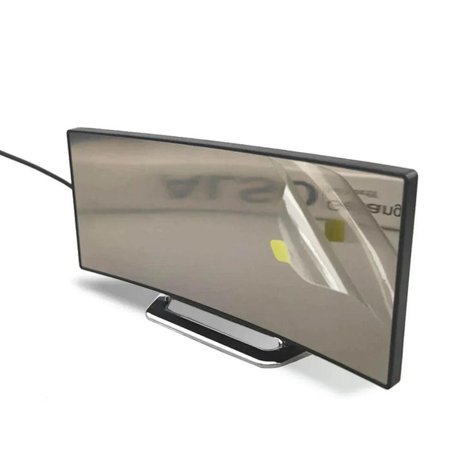 Curved LED Digital Clock with Adjustable Brightness