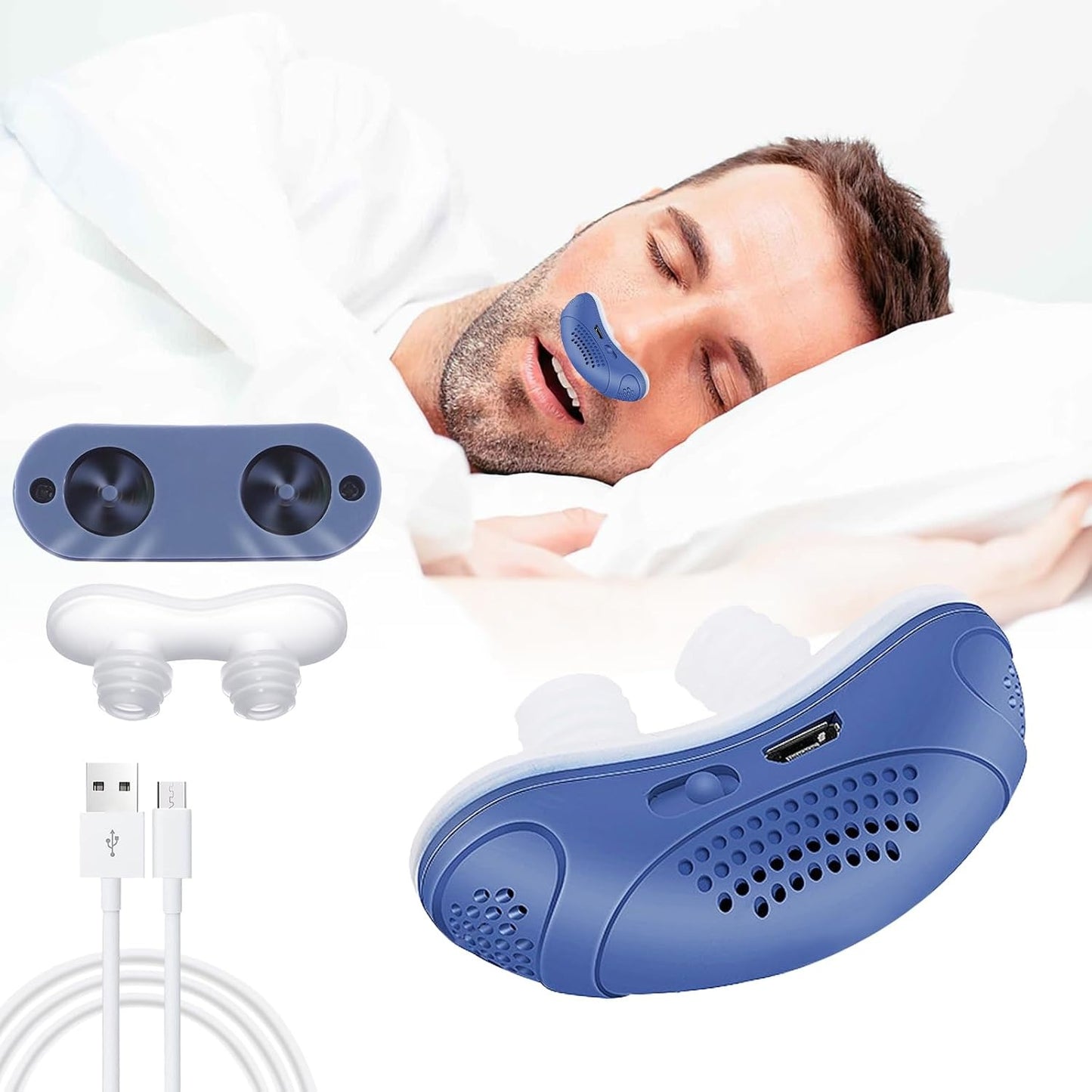 Portable Micro CPAP Machine for Sleep Apnea