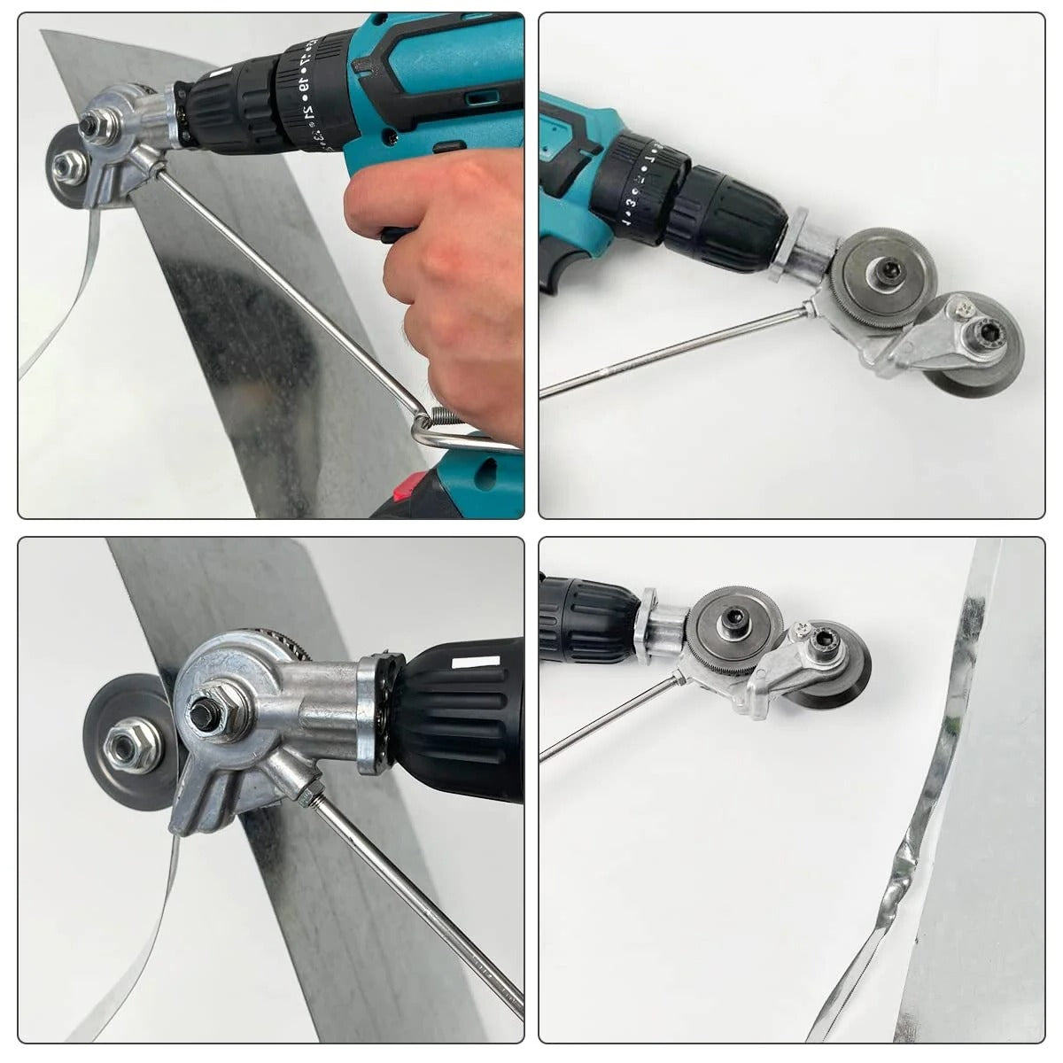 Electric Drill Sheet Metal Cutter Attachment