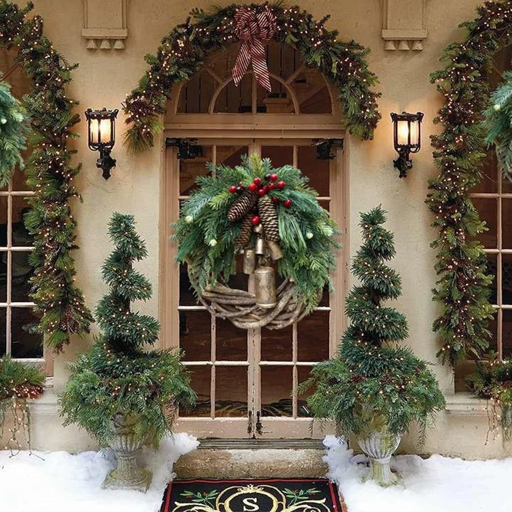 Bohemian Christmas Wreath