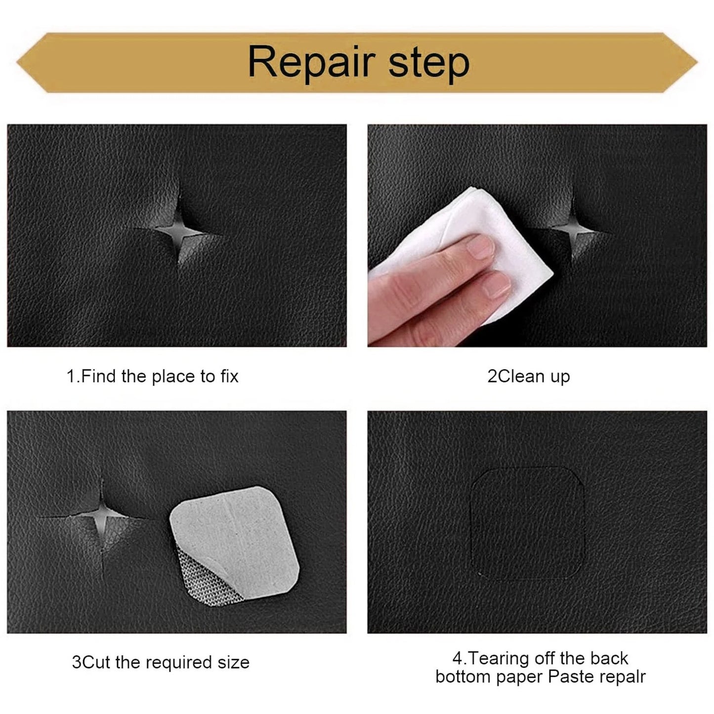 Self-adhesive surface patch