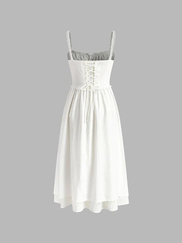 Elegant Sleeveless Midi Dress