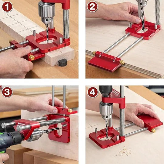 Adjustable drilling guide