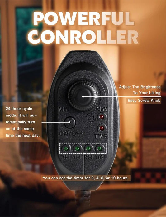 Adjustable candle warmer lamp