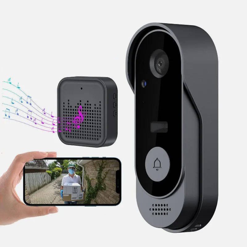 Wireless Smart Video Doorbell | No Subscription Needed | High Definition Camera Doorbell