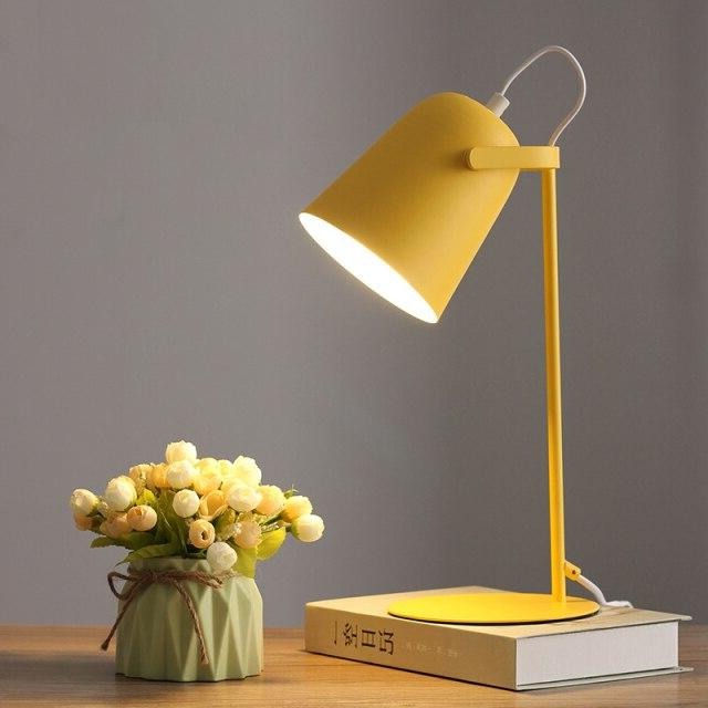 Nordic Macaron Inspired Bucket Design Table Lamp