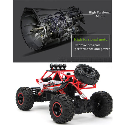 Remote Control 4x4 Rock Crawler Truck – Off-Road Monster Design