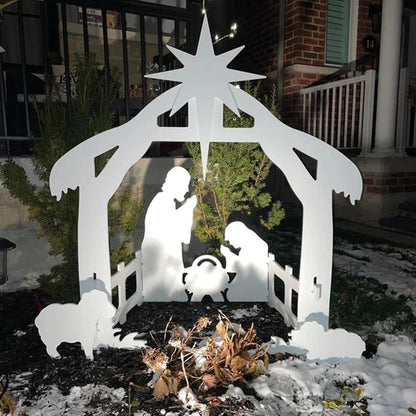 Outdoor Holiday Nativity Scene Set