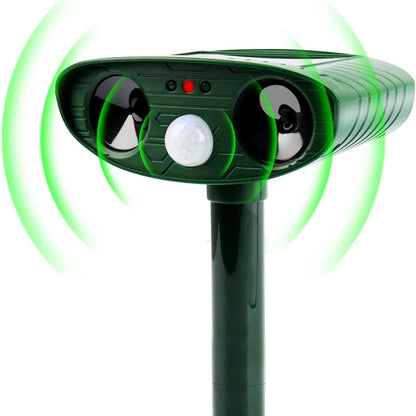 48-Hour Solar Ultrasonic Chipmunk Repeller – Keep Pests Away Naturally