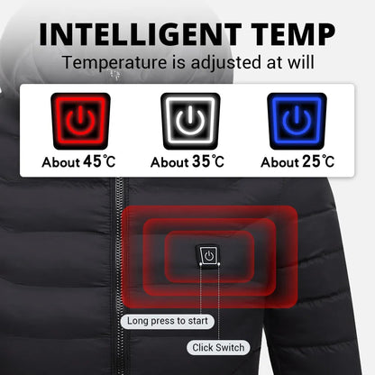 Heated Jacket for Men and Women – Unisex Design