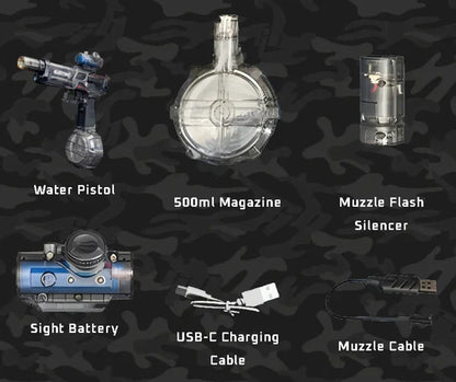 Electric Water Blaster with LED Lights – PowerBlast Fun for Day & Night Battles