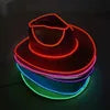 Light up cowboy hat with LED accents