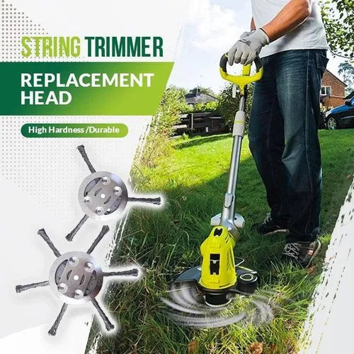 Universal Wire Trimmer Head – Heavy-Duty Brush for Grass and Rust