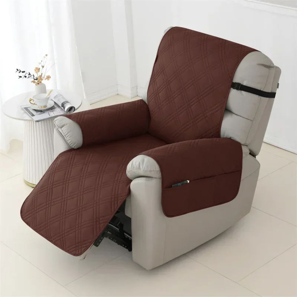 Waterproof Quilted Recliner Arm Chair Slip Cover