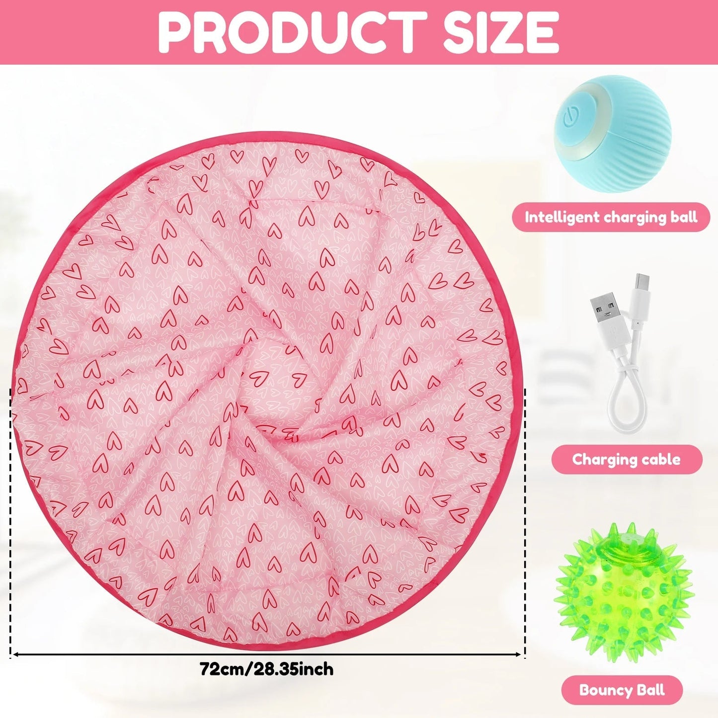 Interactive Cat Hunting Toy with Smart Ball