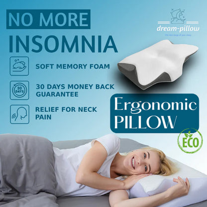 Orthopedic Cervical Pillow for Neck Support & Pain Relief