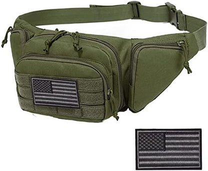 Adjustable Waist Pack with Concealed Storage Compartments