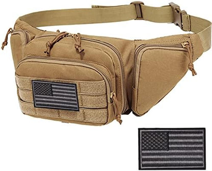 Adjustable Waist Pack with Concealed Storage Compartments