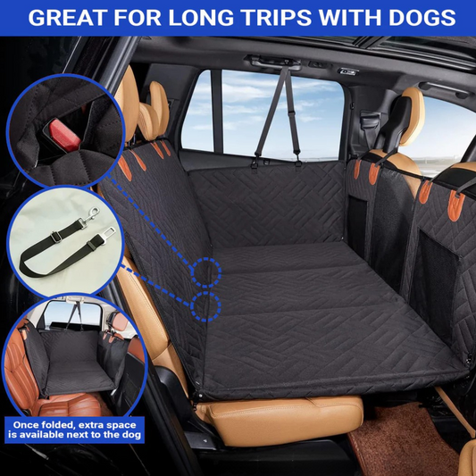 Hard Bottom Rear Seat Extender for Pet Travel