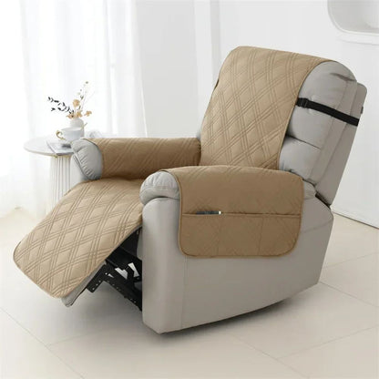 Waterproof Quilted Recliner Arm Chair Slip Cover