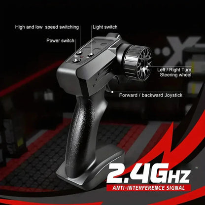 Retro Drift Master – 4WD RC Car with LED Lights