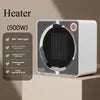 Compact electric space heater