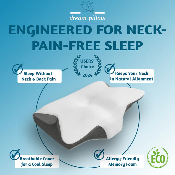 Orthopedic Cervical Pillow for Neck Support & Pain Relief