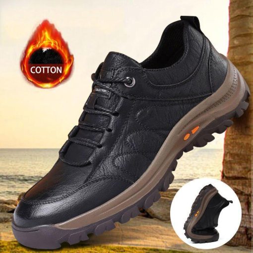 Orthopedic Leather Dress Shoes for Men – All-Day Comfort & Stability