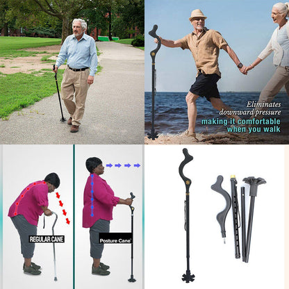 Adjustable walking stick